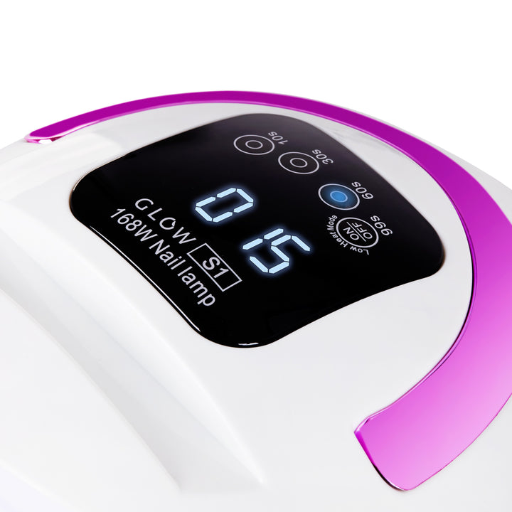UV Lamp Nagels Dual LED Glow S1 168W Wit-Roze