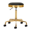 Tabouret Verstelbaar Eco Leder H7 Goud-Zwart