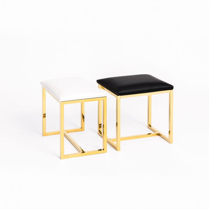 Tabouret Agnes Goud-Zwart 4