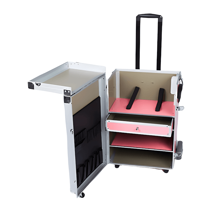 Pedicure Koffer met Trolley PodoMobile Maxi Sweet Pink
