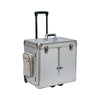 Pedicure Koffer met Trolley Clinic Club Follow Me Amburex Zilver