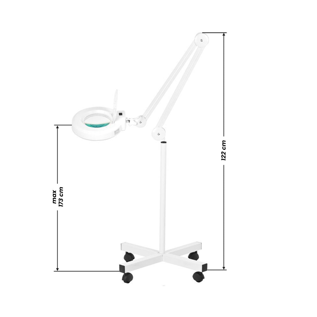 Loeplamp LED S4 5D op Statief Wit 6