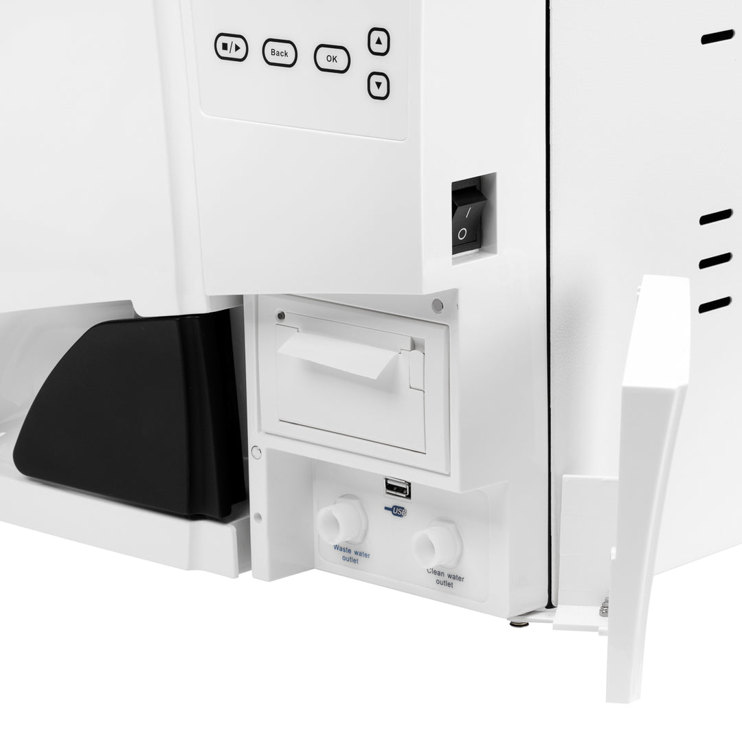 Autoclaaf Lafomed Premium Line LFSS18AA LCD met Printer 18 L Klasse B Medisch - afbeelding 9