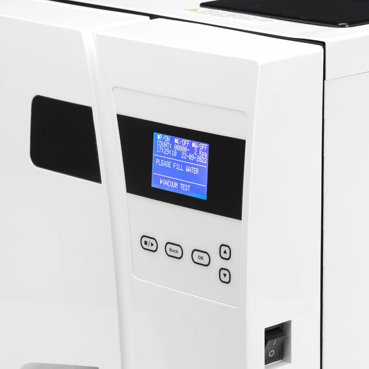 Autoclaaf Lafomed Premium Line LFSS23AA LCD met Printer 23 L Klasse B Medisch - afbeelding 5