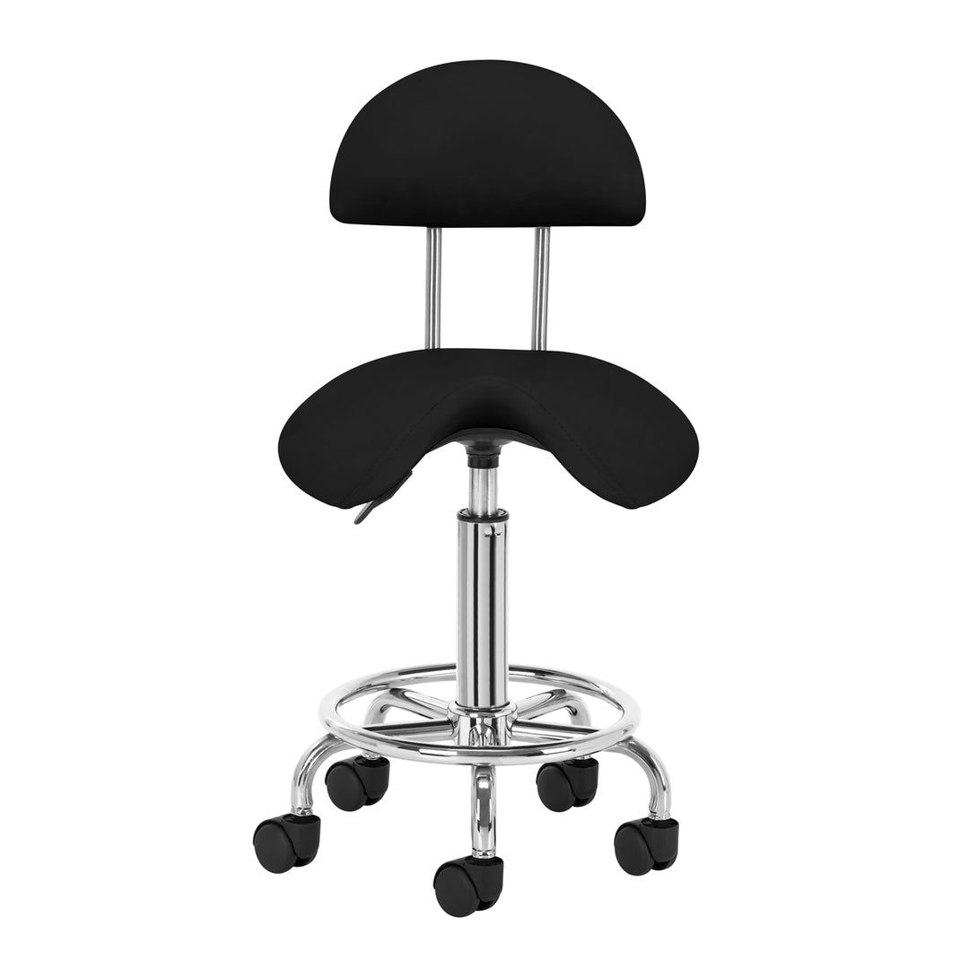 Zadelkruk met Rugleuning 6001 Zwart - afbeelding 2