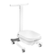 Voetenbad Pedicure Comfort op Wielen met Liftfunctie Wit