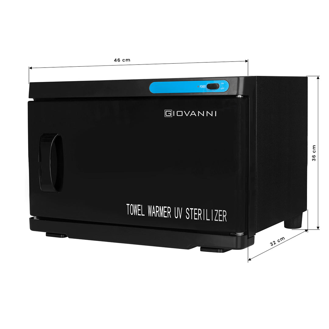 Handdoekwarmer met UV-C Sterilisator 16L 200W Zwart - afbeelding 4