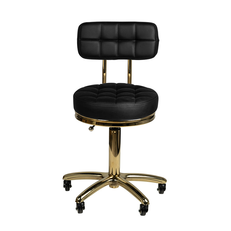 Tabouret Verstelbaar AM-961 Goud-Zwart - afbeelding 2