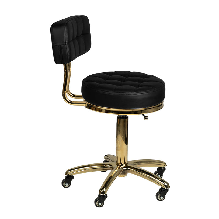 Tabouret Verstelbaar AM-961 Goud-Zwart - afbeelding 3