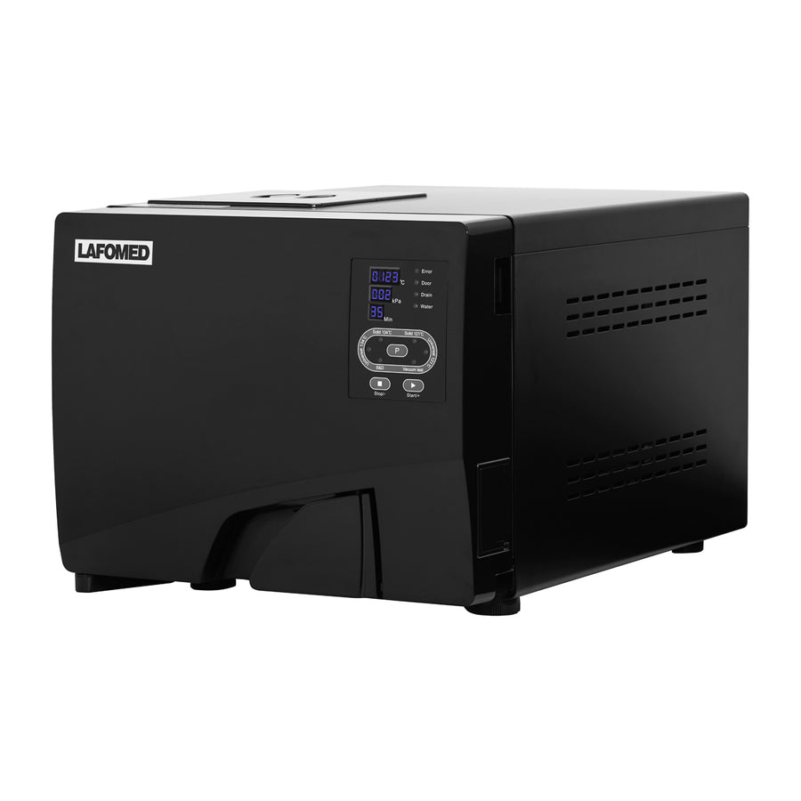 Lafomed Autoclaaf Standard Line LFSS12AA LED met printer 12 L klasse B medisch zwart 1