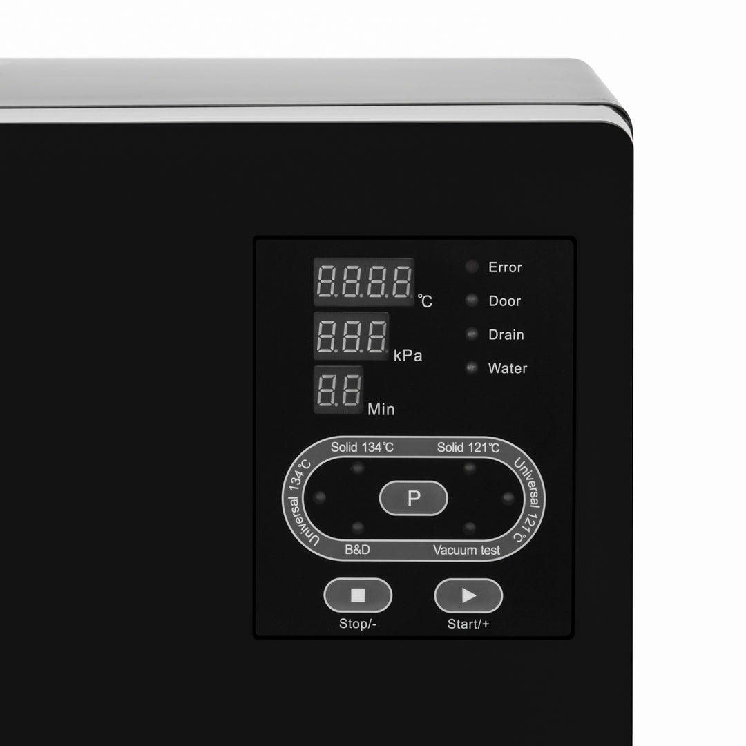 Lafomed Autoclaaf Standard Line LFSS12AA LED met printer 12 L klasse B medisch zwart 4