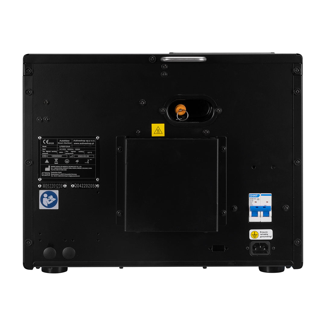 Lafomed Autoclaaf Standard Line LFSS12AA LED met printer 12 L klasse B medisch zwart 14