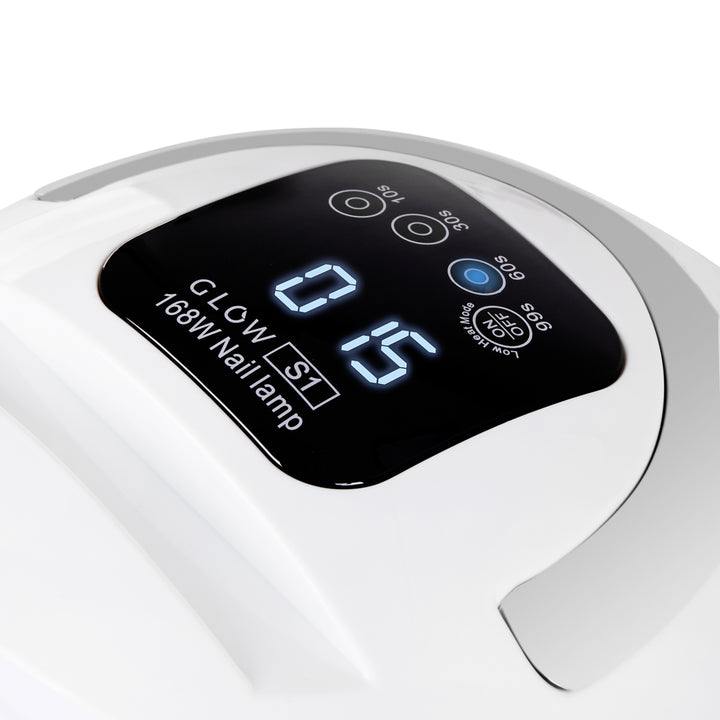 UV Lamp Nagels Dual LED Glow S1 168W Wit-Zilver - afbeelding 7