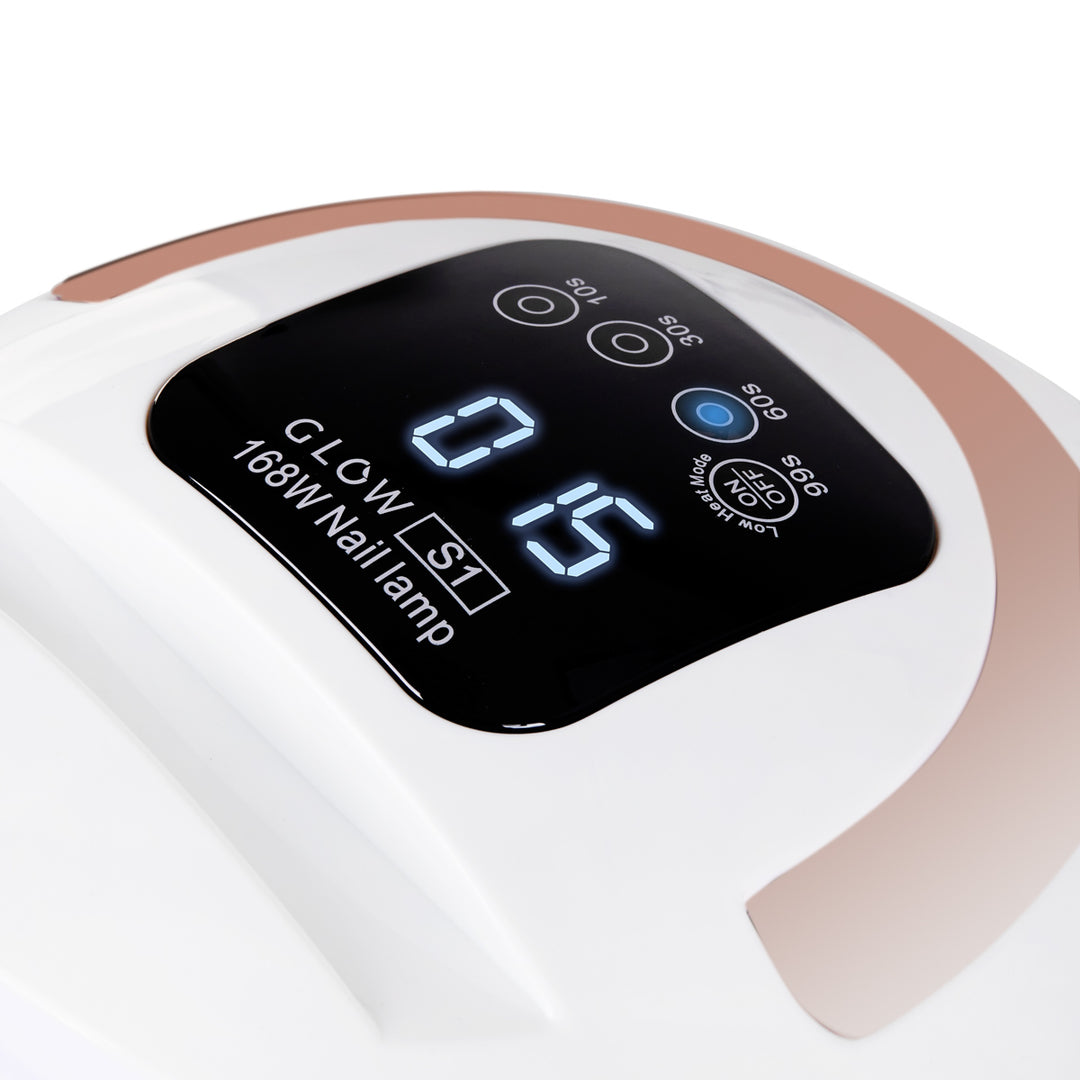 UV Lamp Nagels Dual LED Glow S1 168W Wit-Goud - afbeelding 7