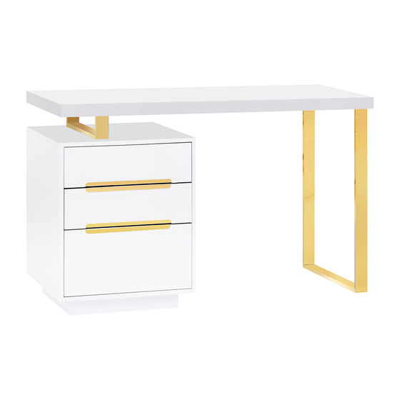 Manicure Tafel 3311G Goud-Wit