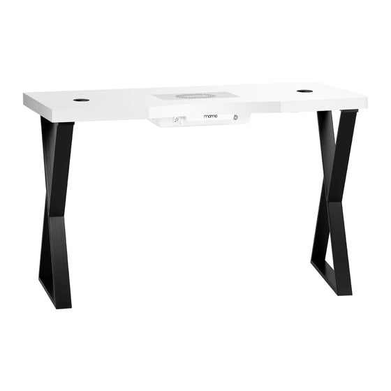 Manicure Tafel Momo 04 Zwart-Wit met Afzuiging