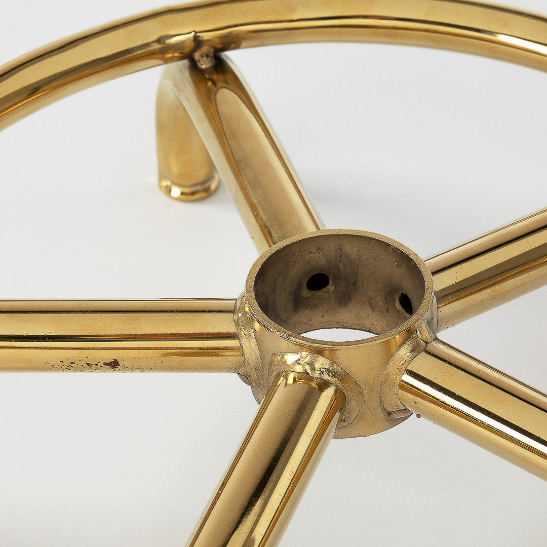 Zadelkruk met Rugleuning 6001 Goud-Wit