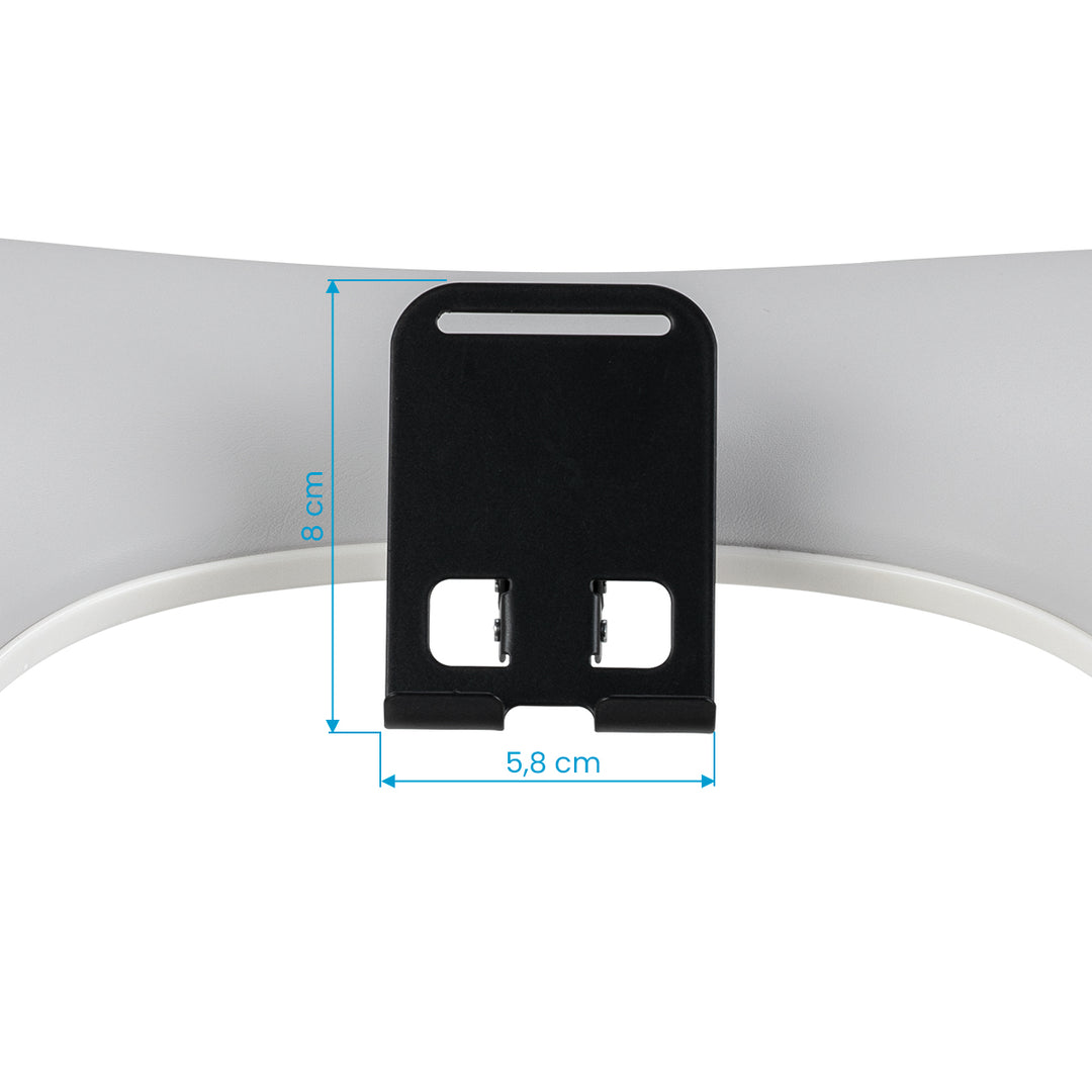 Armsteun Nagels Momo Croissant met Telefoonhouder Grijs - afbeelding 9