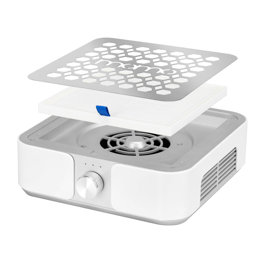 Pedicuremotor Exo Silent SX7 met Stofafzuiger Momo P30 Wit - afbeelding 2