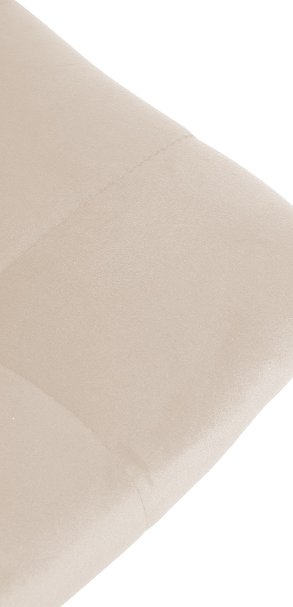 Set van 2 Barkrukken met Rugleuning Fluweel Verstelbaar Draaibaar 107 Crème - afbeelding 8