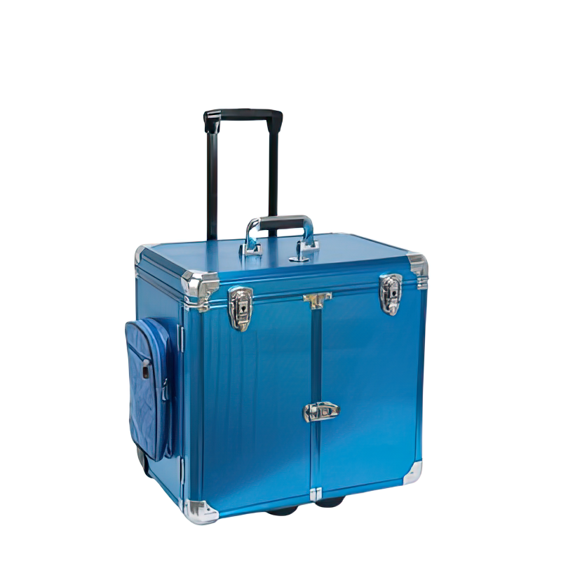 Pedicurekoffer met Trolley Clinic Club Follow Me Amburex Blauw 1