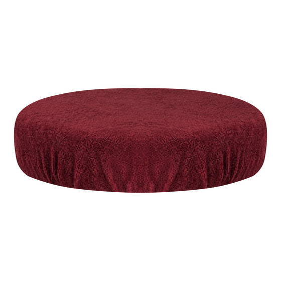 Stoelhoes Tabouret Terry Bordeauxrood