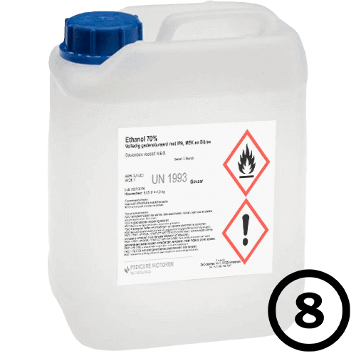 Luspada Alcohol 70% 5L (8 stuks)