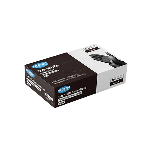 Medisept Soft Nitrile Handschoenen Zwart