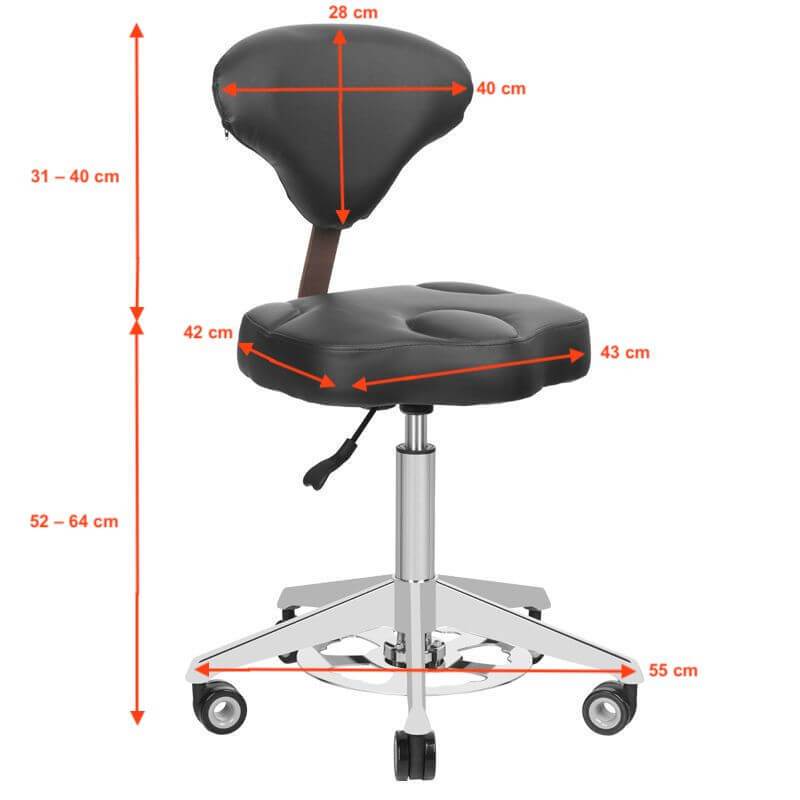 Tabouret Azzurro 156F Zwart 5