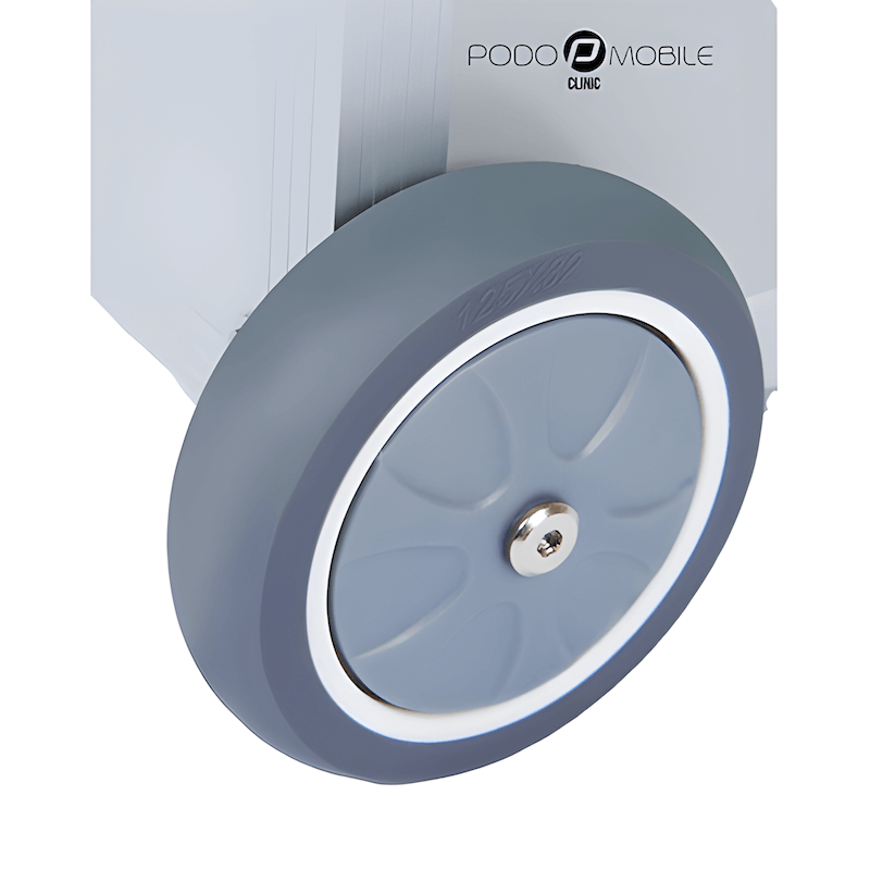 Pedicure Koffer met Trolley PodoMobile Maxi Pearl White Pedicure Koffer met Trolley PodoMobile Maxi Pearl White