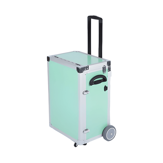 Pedicure Koffer met Trolley PodoMobile Maxi Youth Green