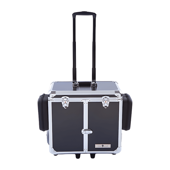 Pedicure Koffer met Trolley PodoMobile Midi Brush Black
