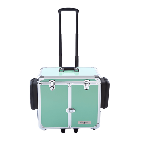 Pedicure Koffer met Trolley PodoMobile Midi Youth Green